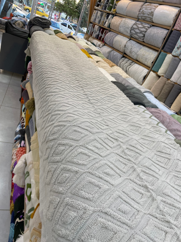 شال مبل نخ پنبه ۳ متری عرض ۱۵۰ سانتیمتر | نرم، باکیفیت و قابل شستوشو