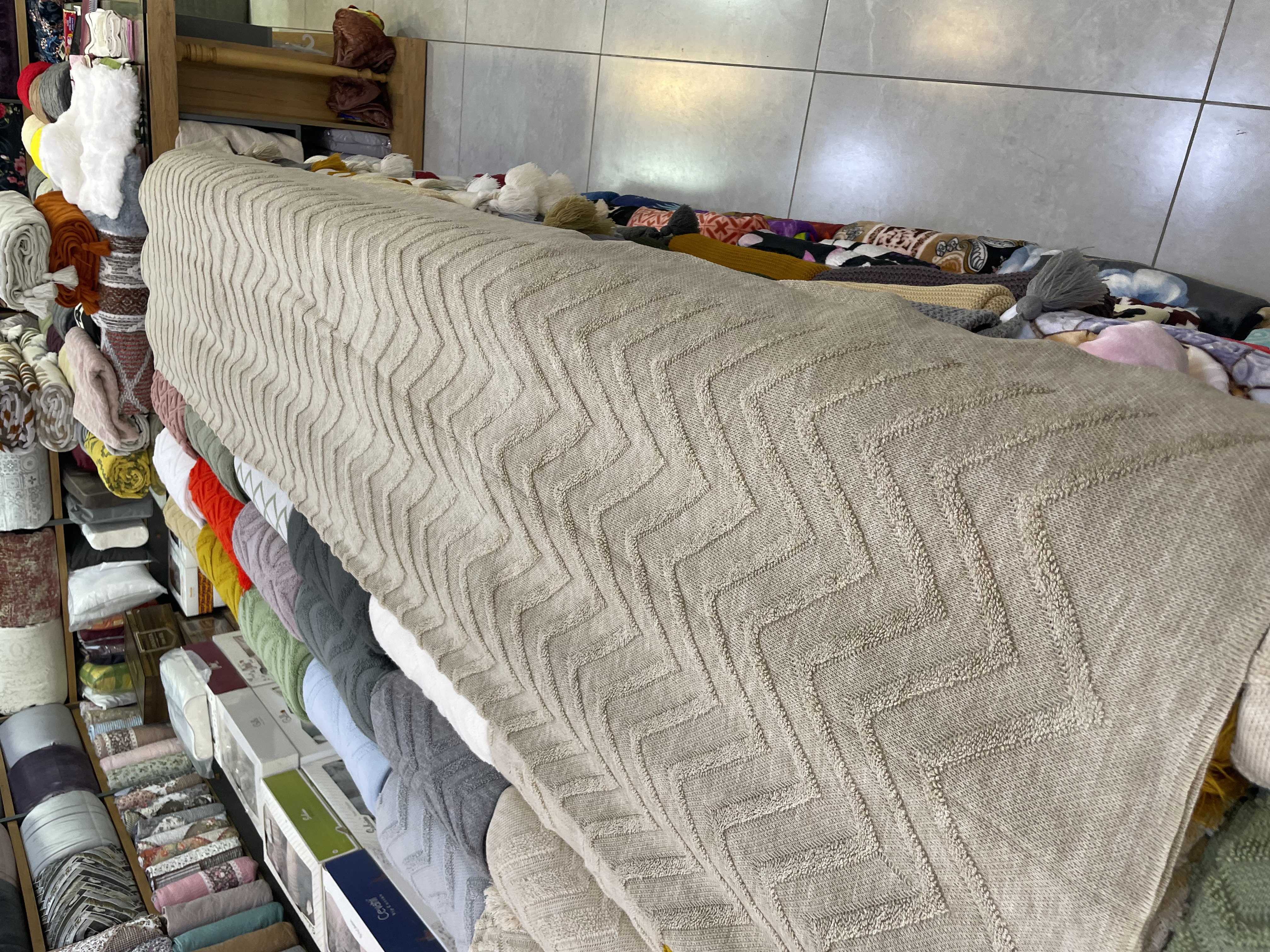 شال مبل نخ پنبه ۳ متری عرض ۱۵۰ سانتی‌متر | نرم، باکیفیت و قابل شست‌وشو
